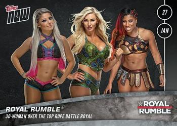 2019 Topps Now WWE #1 Royal Rumble Front