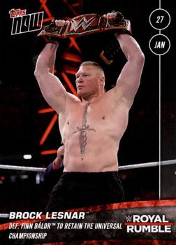 2019 Topps Now WWE #6 Brock Lesnar Front