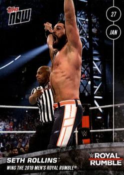 2019 Topps Now WWE #8 Seth Rollins Front