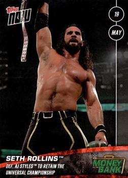 2019 Topps Now WWE #19 Seth Rollins Front