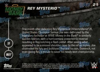 2019 Topps Now WWE #21 Rey Mysterio Back
