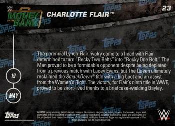2019 Topps Now WWE #23 Charlotte Flair Back