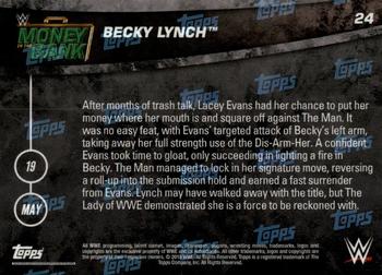 2019 Topps Now WWE #24 Becky Lynch Back