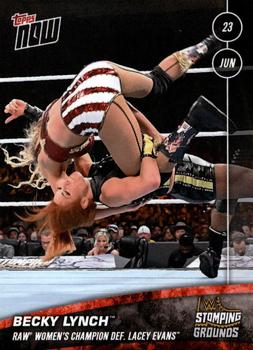 2019 Topps Now WWE #31 Becky Lynch Front