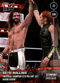 2019 Topps Now WWE #34 Seth Rollins Front
