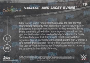 2019 Topps Now WWE #79 Natalya / Lacey Evans Back