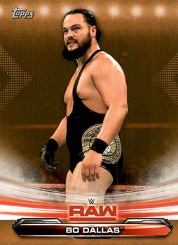 2019 Topps WWE RAW - Bronze #8 Bo Dallas Front