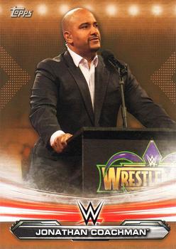 2019 Topps WWE RAW - Bronze #36 Jonathan Coachman Front