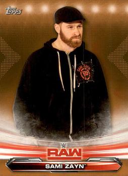 2019 Topps WWE RAW - Bronze #63 Sami Zayn Front