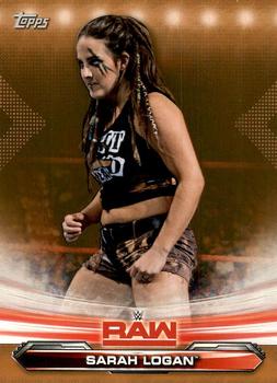 2019 Topps WWE RAW - Bronze #65 Sarah Logan Front