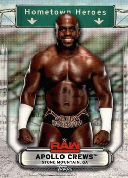 2019 Topps WWE RAW - Hometown Heroes #HH-2 Apollo Crews Front