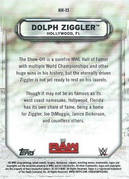 2019 Topps WWE RAW - Hometown Heroes #HH-13 Dolph Ziggler Back