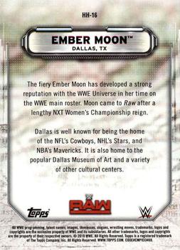 2019 Topps WWE RAW - Hometown Heroes #HH-16 Ember Moon Back