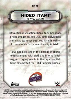 2019 Topps WWE RAW - Hometown Heroes #HH-45 Hideo Itami Back
