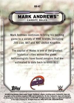 2019 Topps WWE RAW - Hometown Heroes #HH-47 Mark Andrews Back