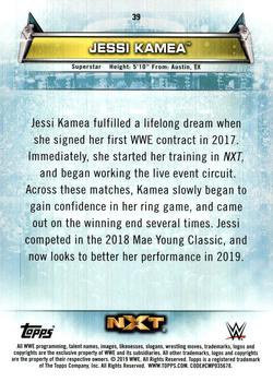 2019 Topps WWE Women's Division #39 Jessi Kamea Back