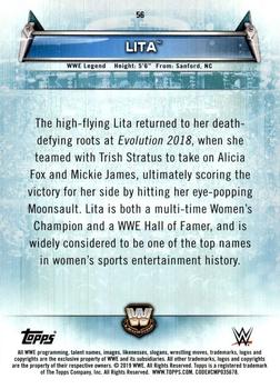 2019 Topps WWE Women's Division #56 Lita Back