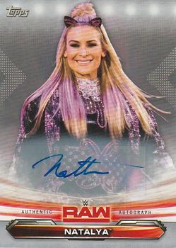 2019 Topps WWE RAW - Autographs Silver #52 Natalya Front