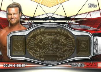 2019 Topps WWE RAW - Commemorative Raw Championship #RC-DZ Dolph Ziggler Front