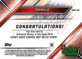 2019 Topps WWE RAW - Mat Relics #DMR-CM Carmella Back