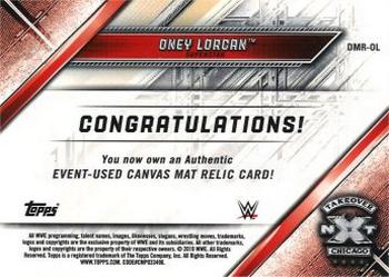 2019 Topps WWE RAW - Mat Relics #DMR-OL Oney Lorcan Back