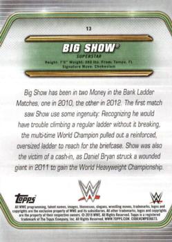 2019 Topps WWE Money in the Bank #13 Big Show Back