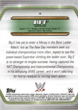 2019 Topps WWE Money in the Bank #14 Big E Back
