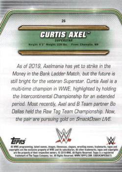 2019 Topps WWE Money in the Bank #26 Curtis Axel Back