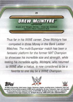 2019 Topps WWE Money in the Bank #29 Drew McIntyre Back