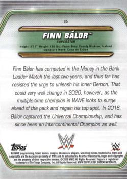 2019 Topps WWE Money in the Bank #35 Finn Bálor Back