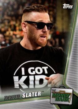 2019 Topps WWE Money in the Bank #37 Heath Slater Front