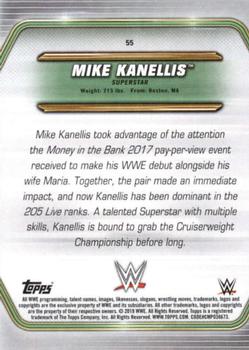 2019 Topps WWE Money in the Bank #55 Mike Kanellis Back