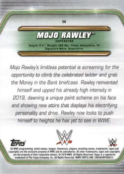 2019 Topps WWE Money in the Bank #56 Mojo Rawley Back