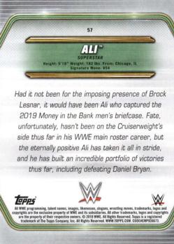 2019 Topps WWE Money in the Bank #57 Ali Back