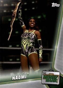 2019 Topps WWE Money in the Bank #58 Naomi Front