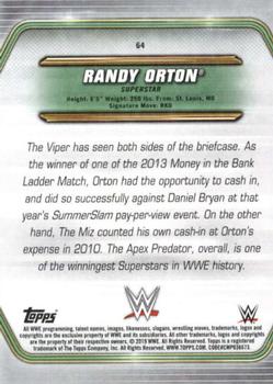 2019 Topps WWE Money in the Bank #64 Randy Orton Back