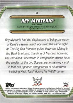 2019 Topps WWE Money in the Bank #65 Rey Mysterio Back