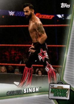 2019 Topps WWE Money in the Bank #73 Samir Singh Front