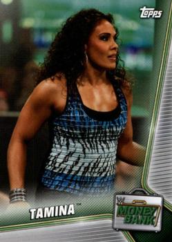 2019 Topps WWE Money in the Bank #81 Tamina Front