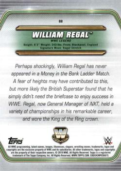 2019 Topps WWE Money in the Bank #88 William Regal Back