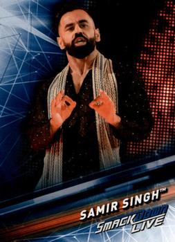 2019 Topps WWE SmackDown Live #45 Samir Singh Front
