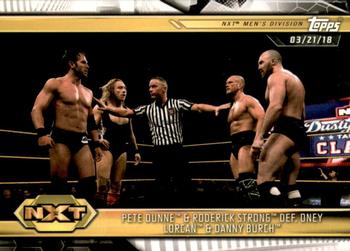 2019 Topps WWE NXT #8 Pete Dunne & Roderick Strong def. Oney Lorcan & Danny Burch Front