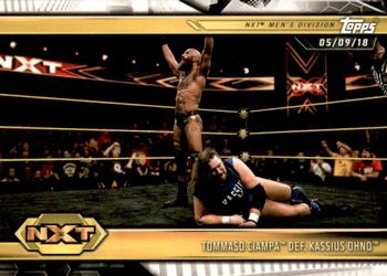 2019 Topps WWE NXT #24 Tommaso Ciampa def. Kassius Ohno Front