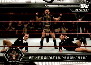 2019 Topps WWE NXT #34 British Strong Style def. The Undisputed Era Front