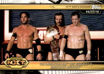 2019 Topps WWE NXT #37 The Undisputed Era def. Ricochet & Moustache Mountain Front
