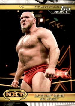 2019 Topps WWE NXT #48 Lars Sullivan Destroys Raul Mendoza Front