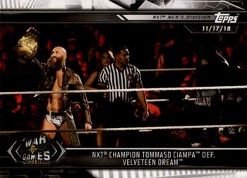 2019 Topps WWE NXT #64 NXT Champion Tommaso Ciampa def. Velveteen Dream Front