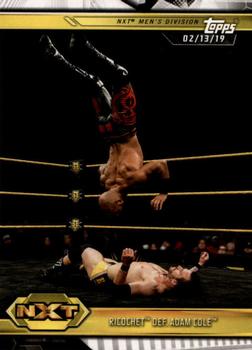 2019 Topps WWE NXT #77 Ricochet def. Adam Cole Front