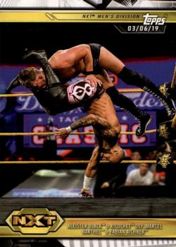 2019 Topps WWE NXT #81 Aleister Black & Ricochet def. Marcel Barthel & Fabian Aichner Front