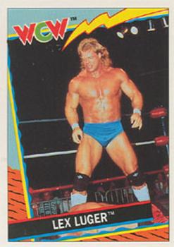 1992 Topps WCW European #1 Lex Luger Front